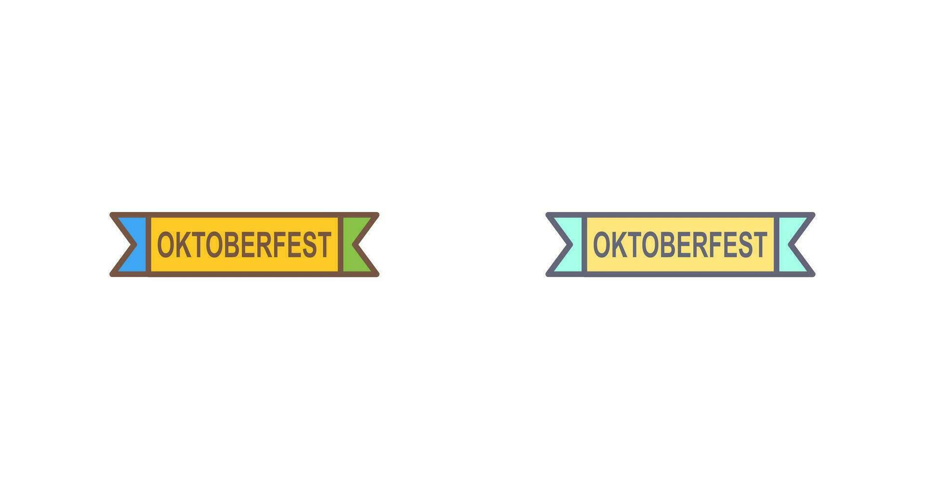 oktoberfest baner vektor ikon