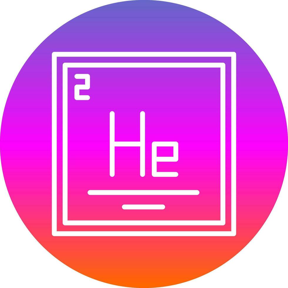 helium vektor ikon design