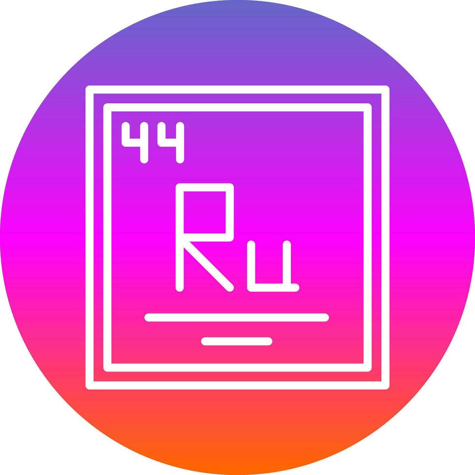 Ruthenium Vektor Symbol Design