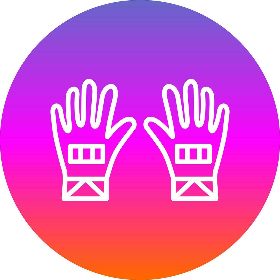 Handschuhe-Vektor-Icon-Design vektor