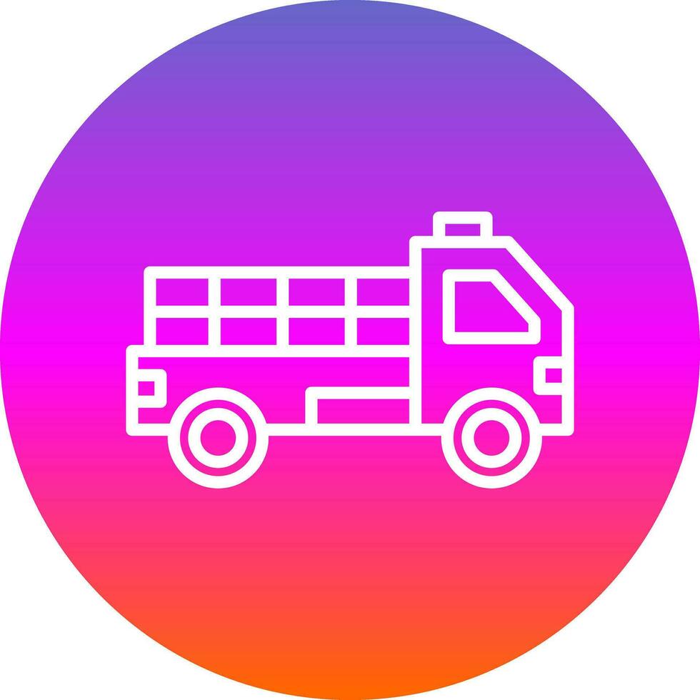 Pickup-Truck-Vektor-Icon-Design vektor