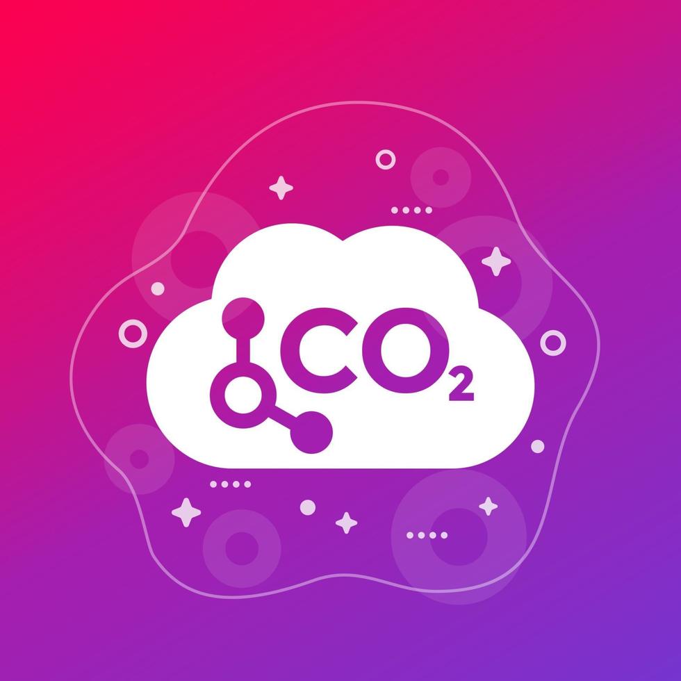 CO2-Kohlenstoffgas Vektor Kunst