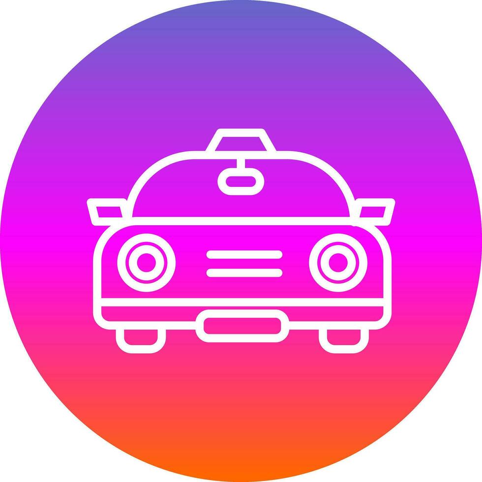 Taxi-Vektor-Icon-Design vektor