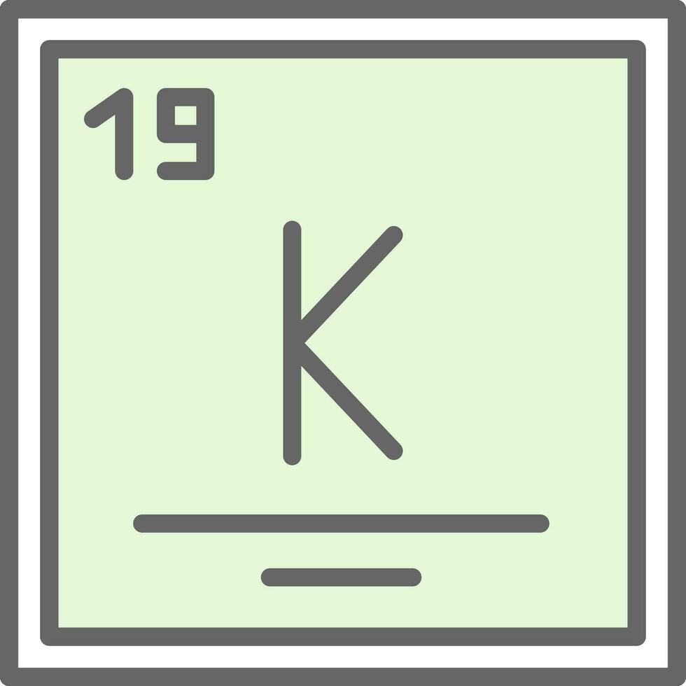 Kalium Vektor Symbol Design