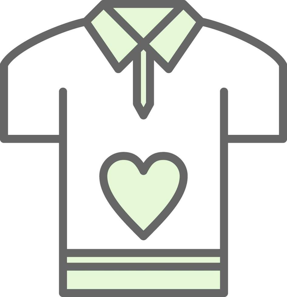 Shirt-Vektor-Icon-Design vektor