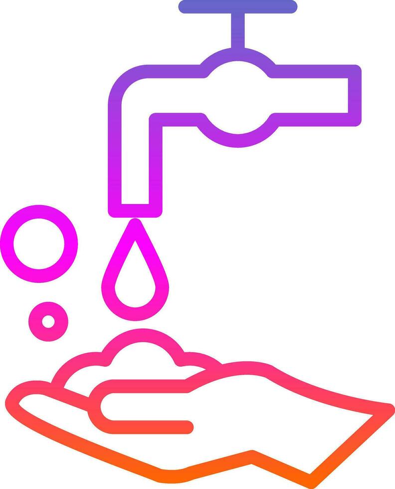 handtvätt vektor ikon design