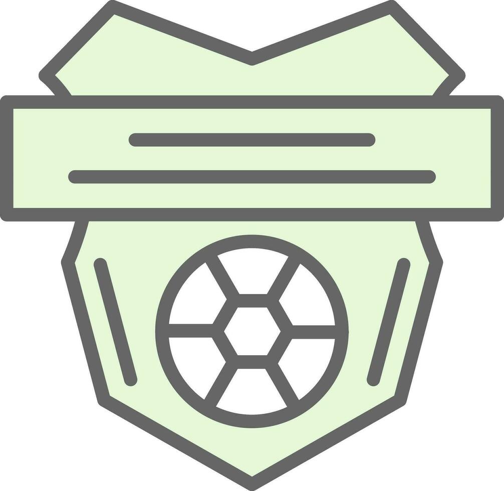 Fußballverein-Vektor-Icon-Design vektor