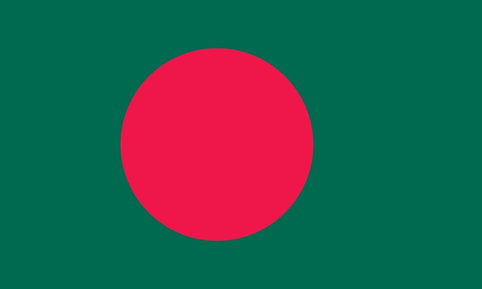 bangladesch offiziell flagge vektor