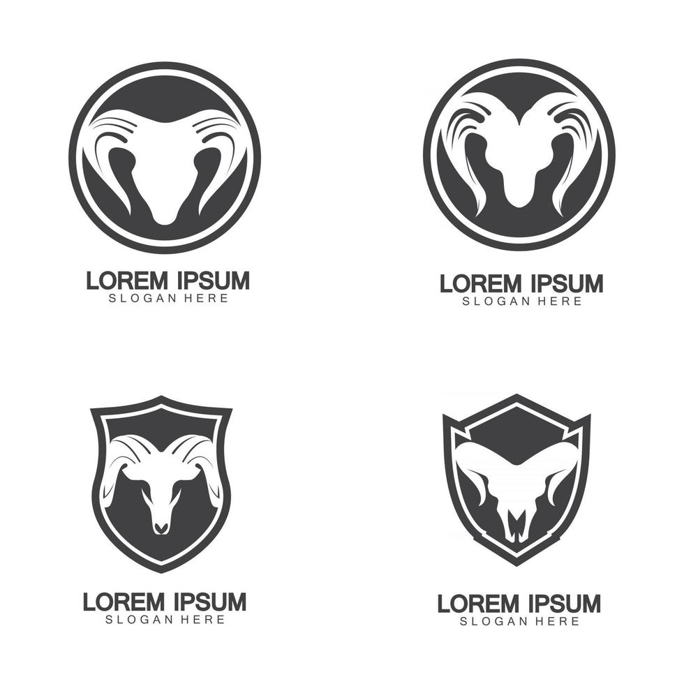 rams get head logo ikon design vektorillustration vektor