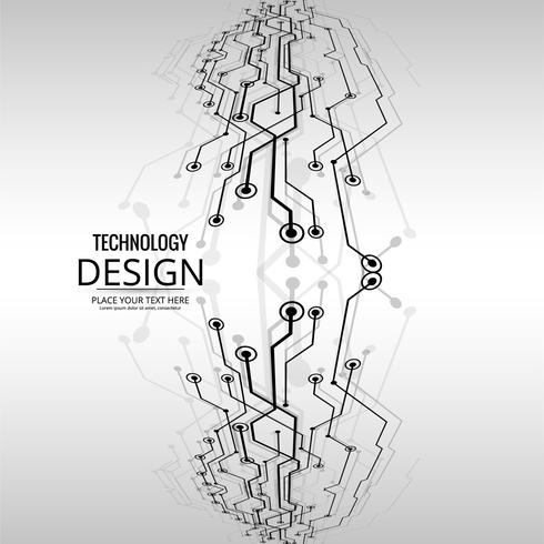 Sammanfattning teknik bakgrundsdesign illustration vektor