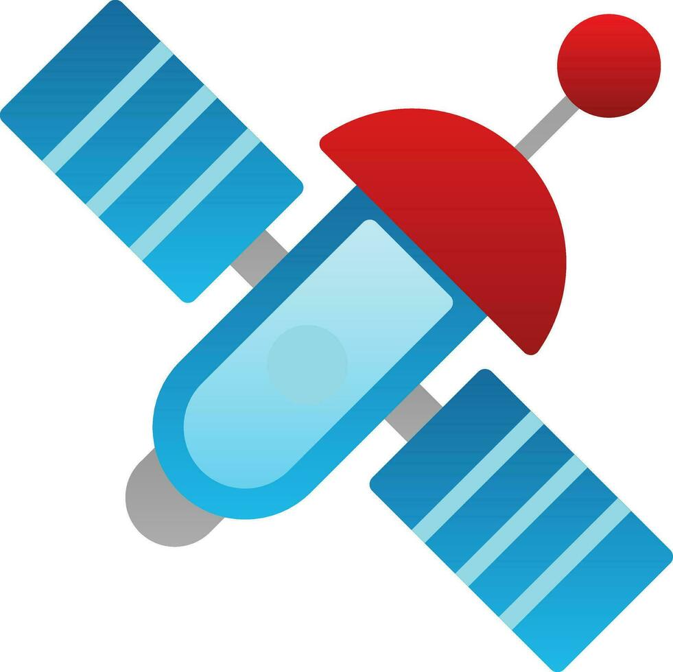 Satelliten-Vektor-Icon-Design vektor