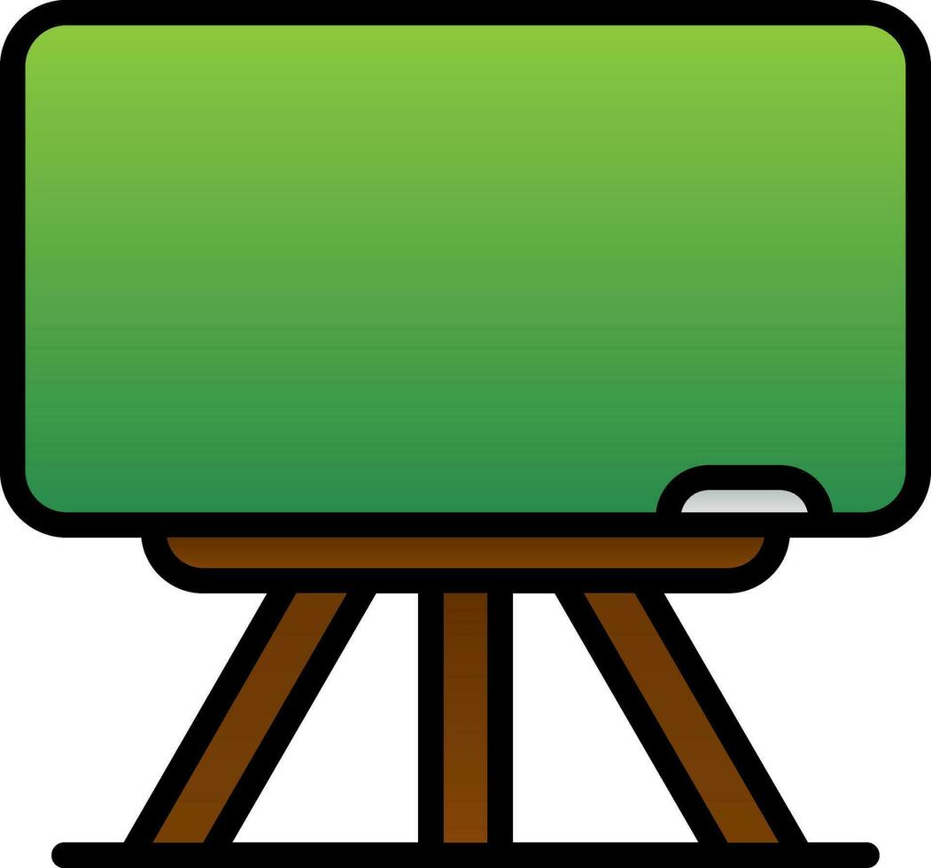 Tafel-Vektor-Icon-Design vektor