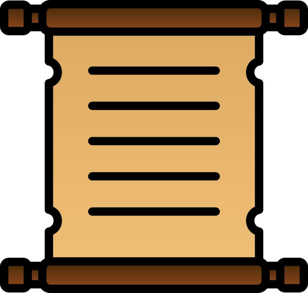 pergament vektor ikon design
