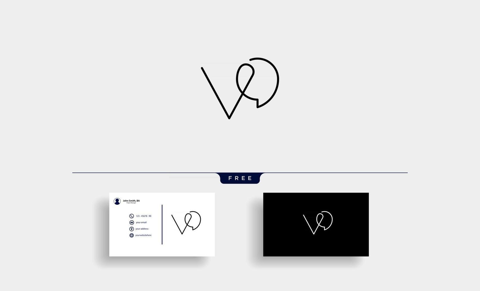 Buchstabe v Chat Logo Design Vorlage Vektor-Illustration vektor