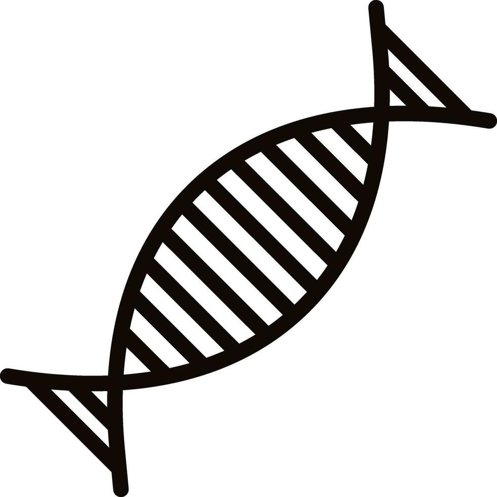 Vektor Illustration von DNA Symbol oder Symbol.