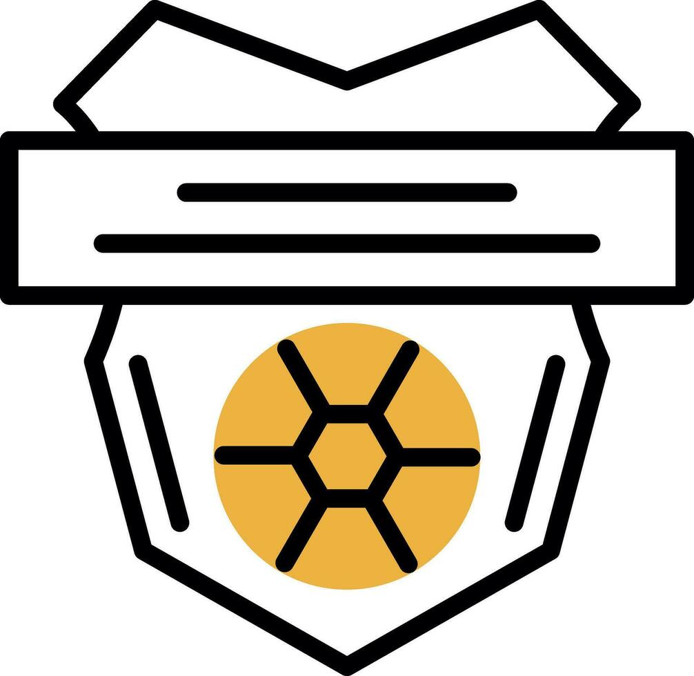 Fußballverein-Vektor-Icon-Design vektor