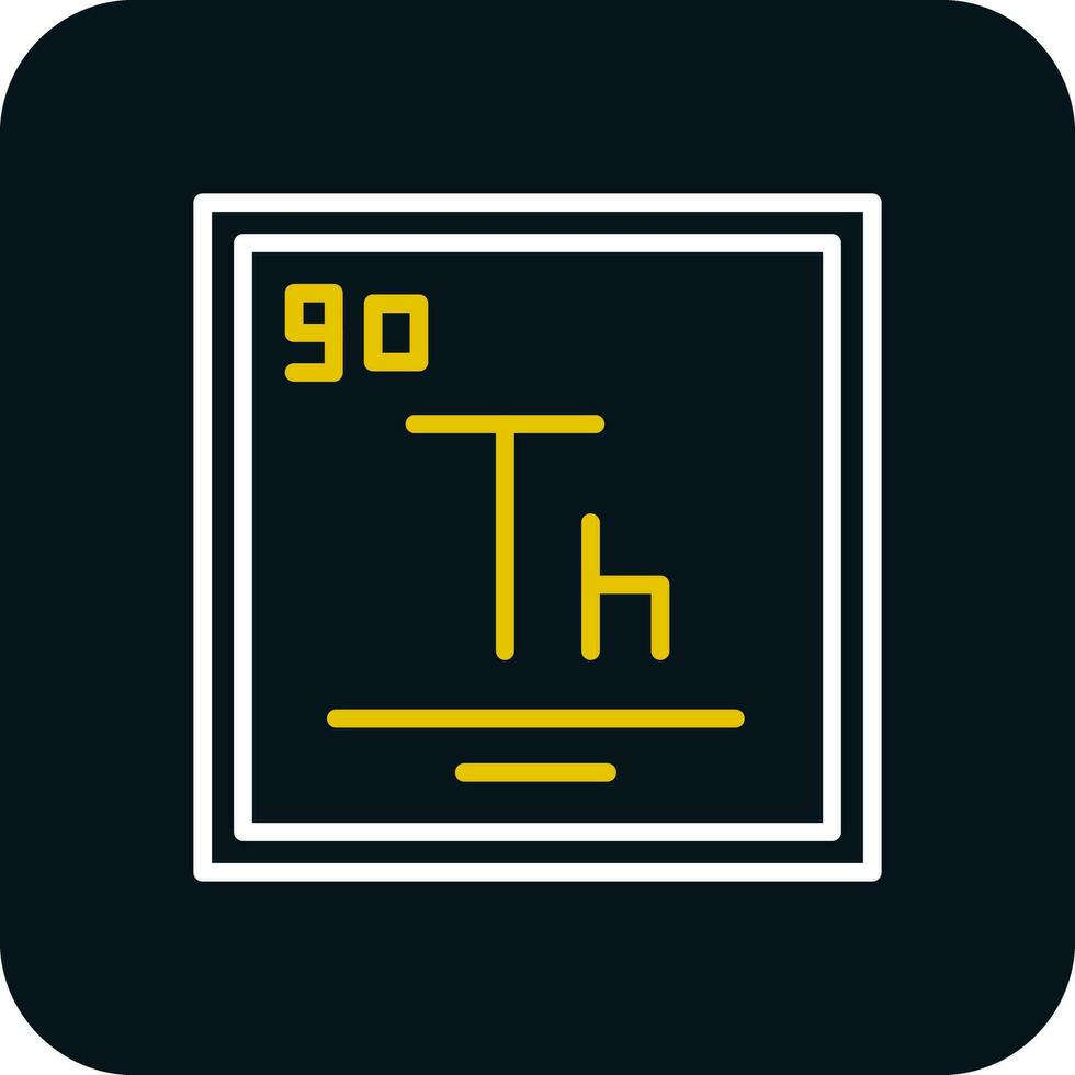 thorium vektor ikon design