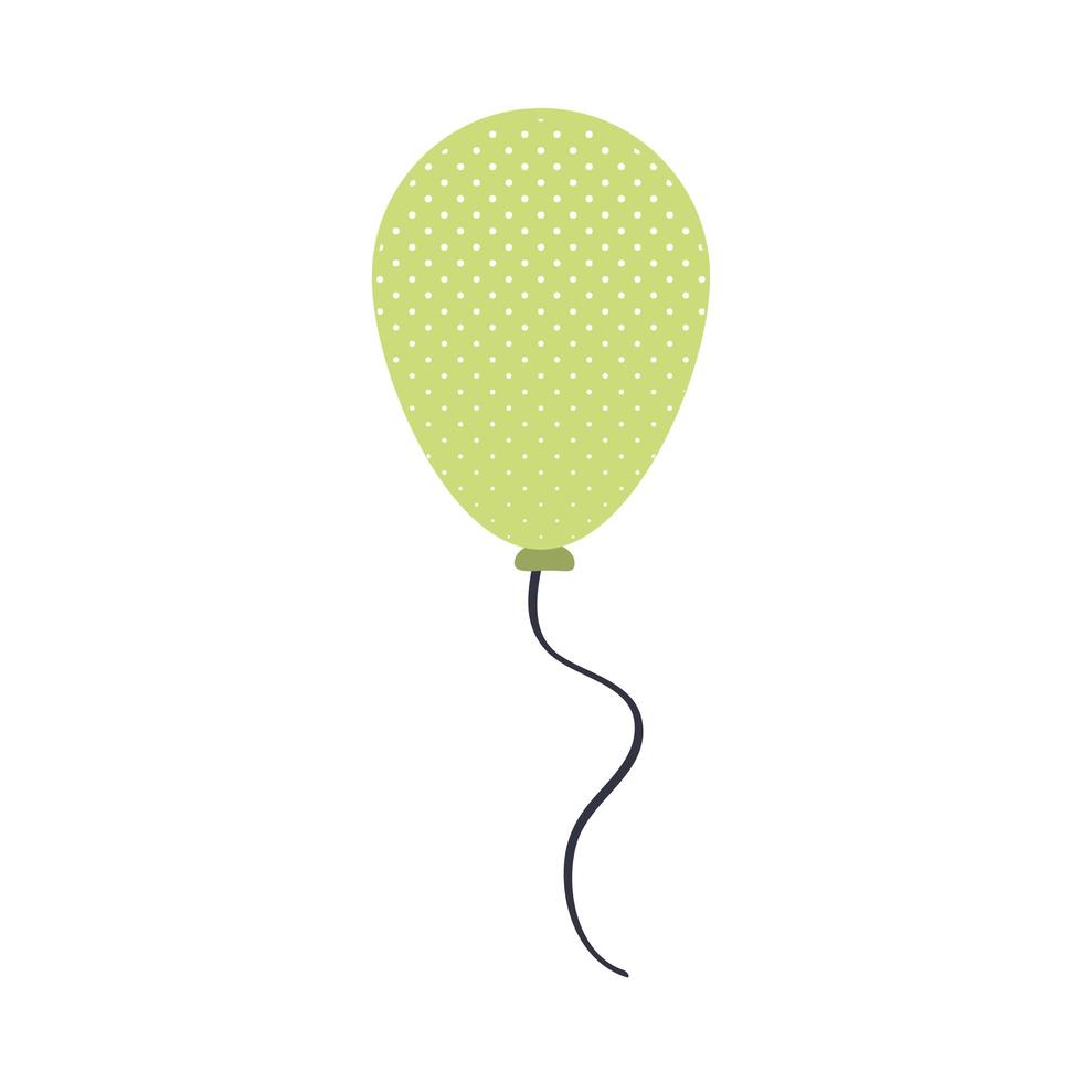 grön ballongfest vektor