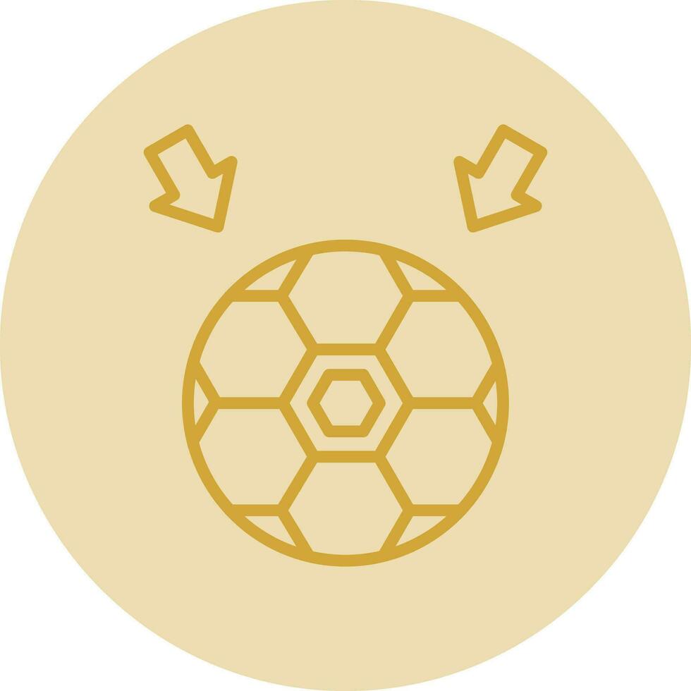 Fußball Ball Vektor Symbol Design