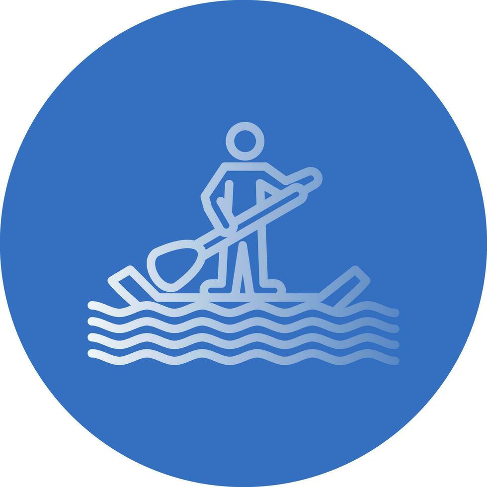 Paddel Surfen Vektor Symbol Design