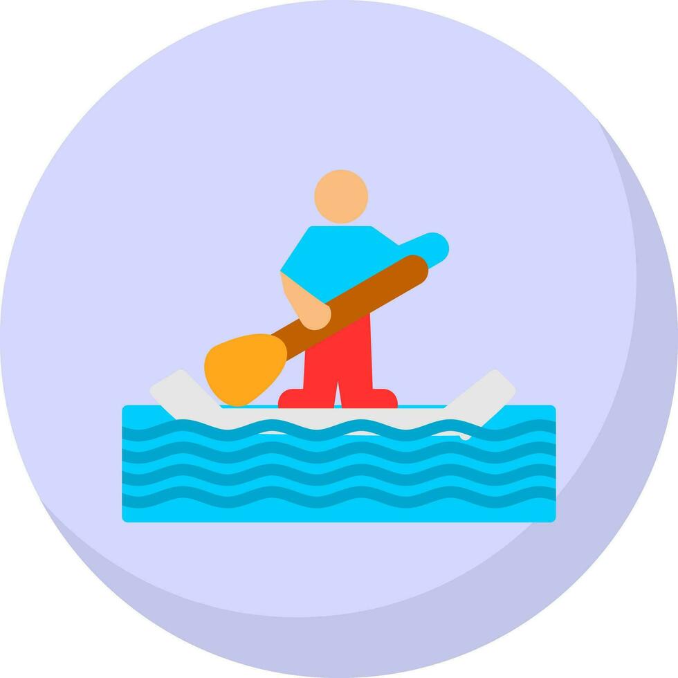 paddla surfa vektor ikon design