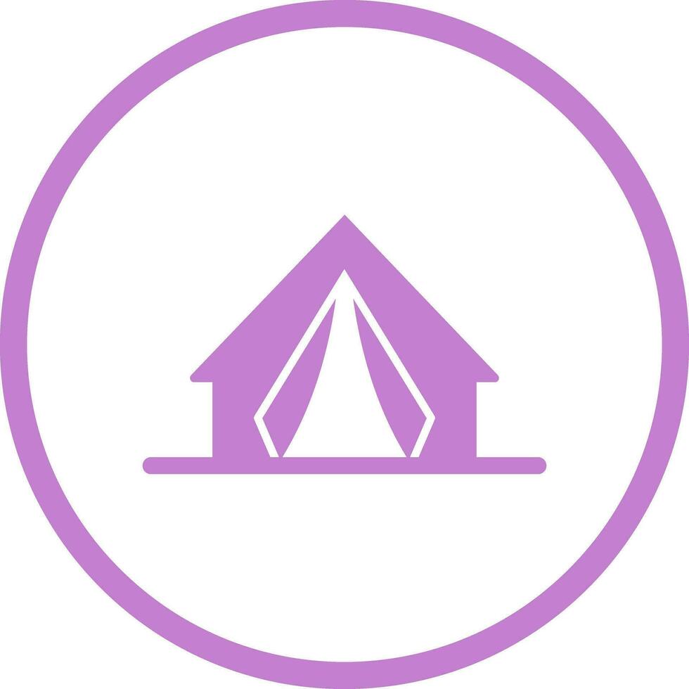 Camp-Vektor-Symbol vektor