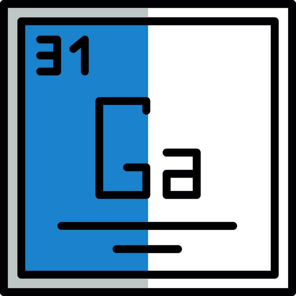 Gallium Vektor Symbol Design