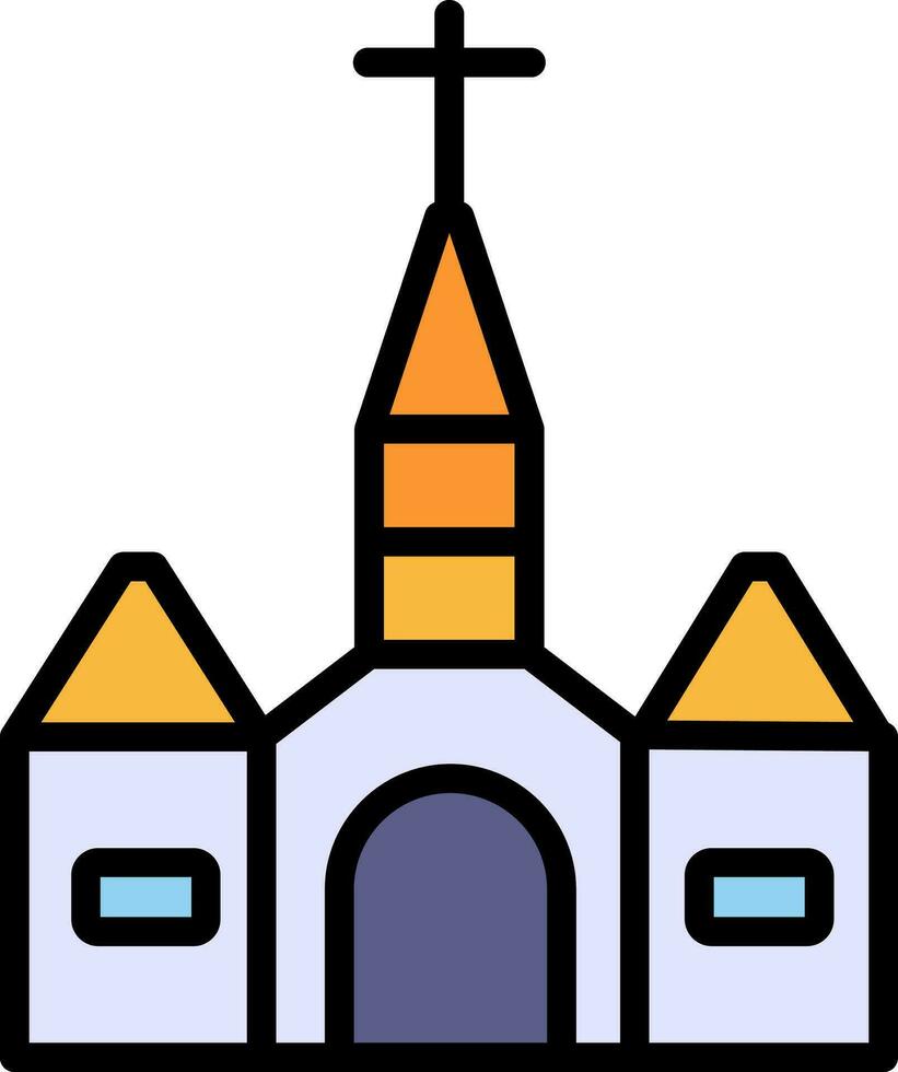 katedral vektor ikon design