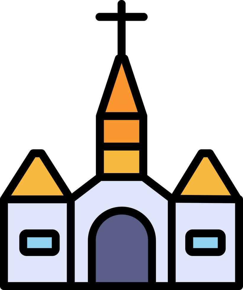 Kathedrale Vektor Symbol Design