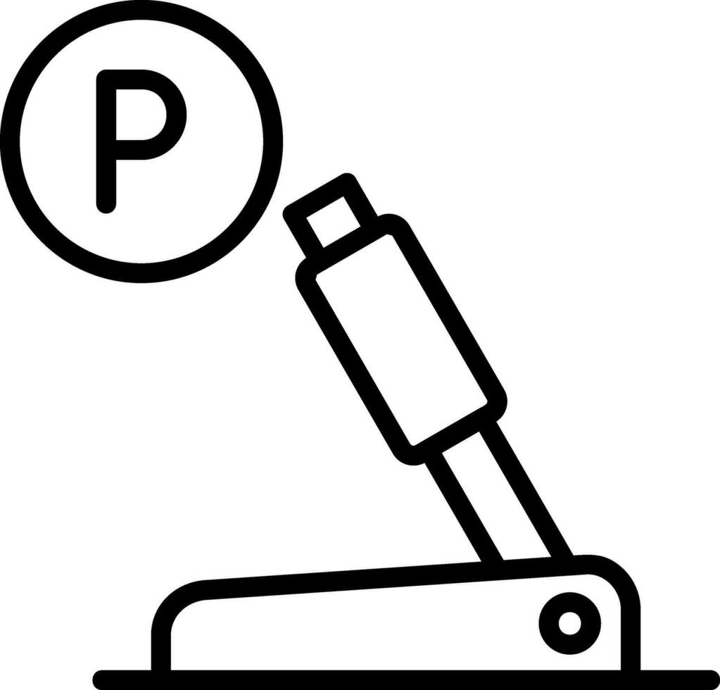 parkering broms vektor ikon design