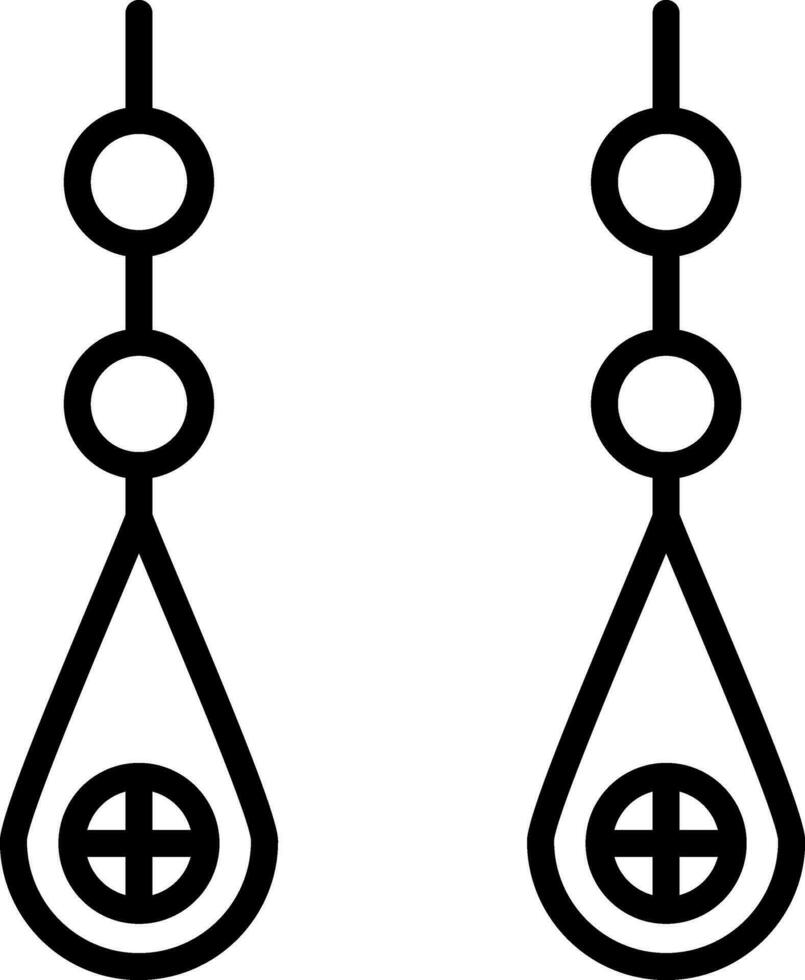 Ohrring Vektor Symbol Design