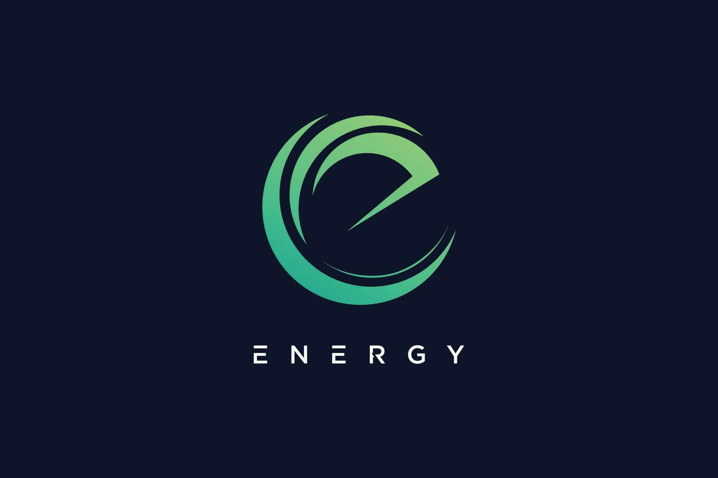 Energie Logo Design Vektor Symbol mit modern Stil