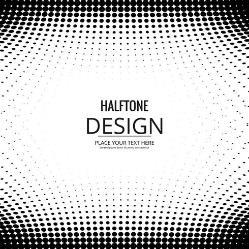 Abstrakt halvton färgstark design vektor