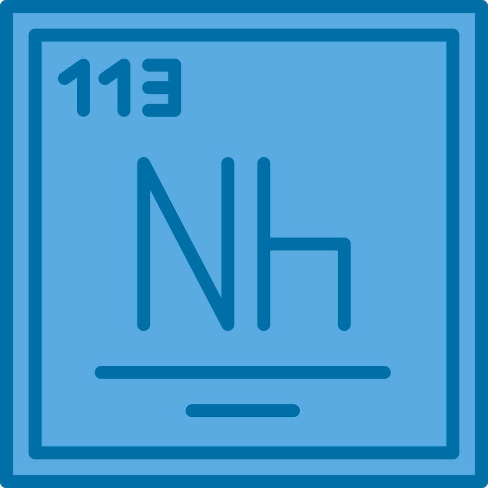 Nihonium Vektor Symbol Design