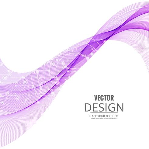 Wellenhintergrund-Illustrationsvektor des abstrakten Geschäfts eleganter vektor