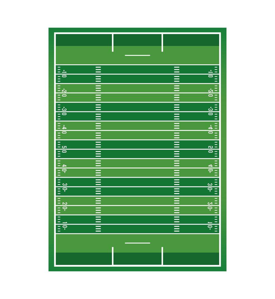 American-Football-Camp mit Yards-Symbol vektor