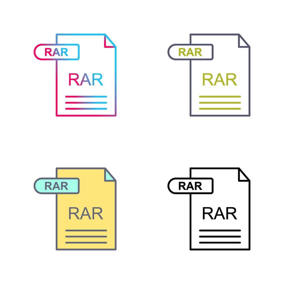 rar-Vektorsymbol vektor