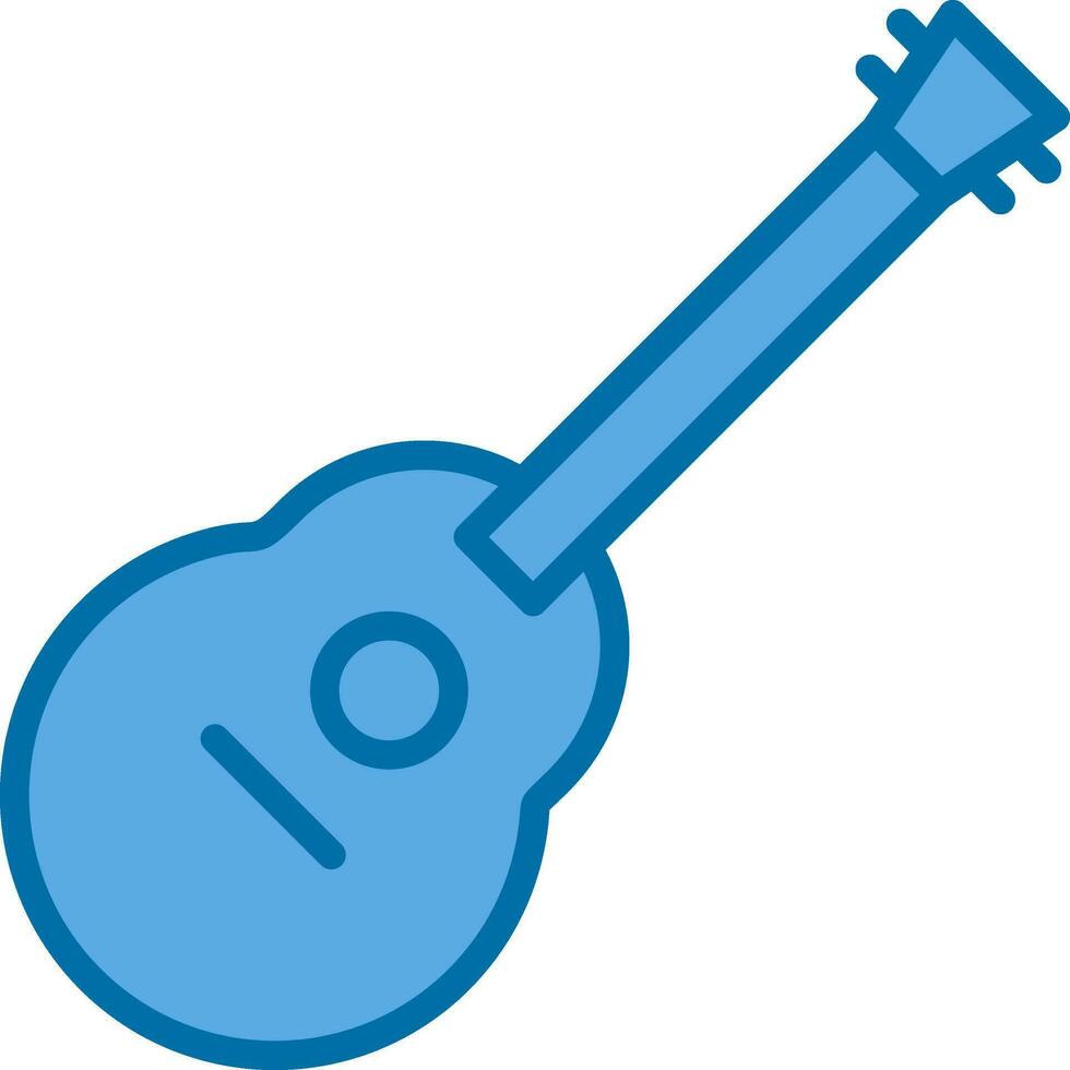 akustisch Gitarre Vektor Symbol Design