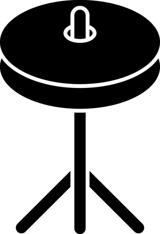 schwarz und Weiß Illustration von Hallo Hut Symbol oder Symbol. vektor
