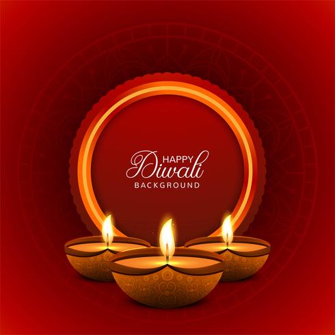 Kreativer Diwali Festival-dekorativer Schablonen-Hintergrund vektor