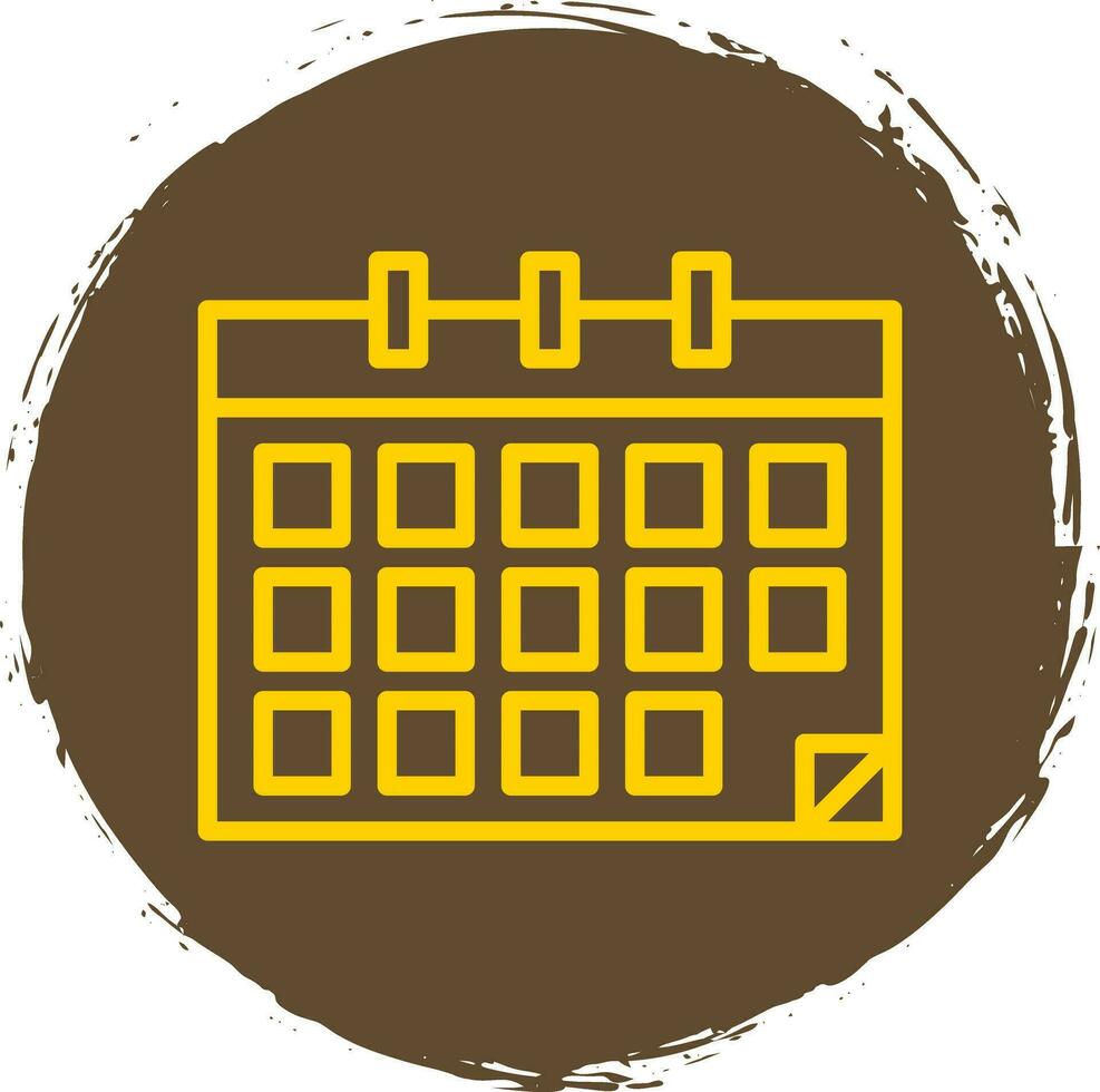 Kalender-Vektor-Icon-Design vektor