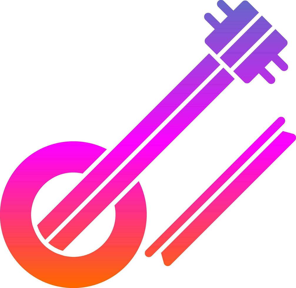 Violine-Vektor-Icon-Design vektor