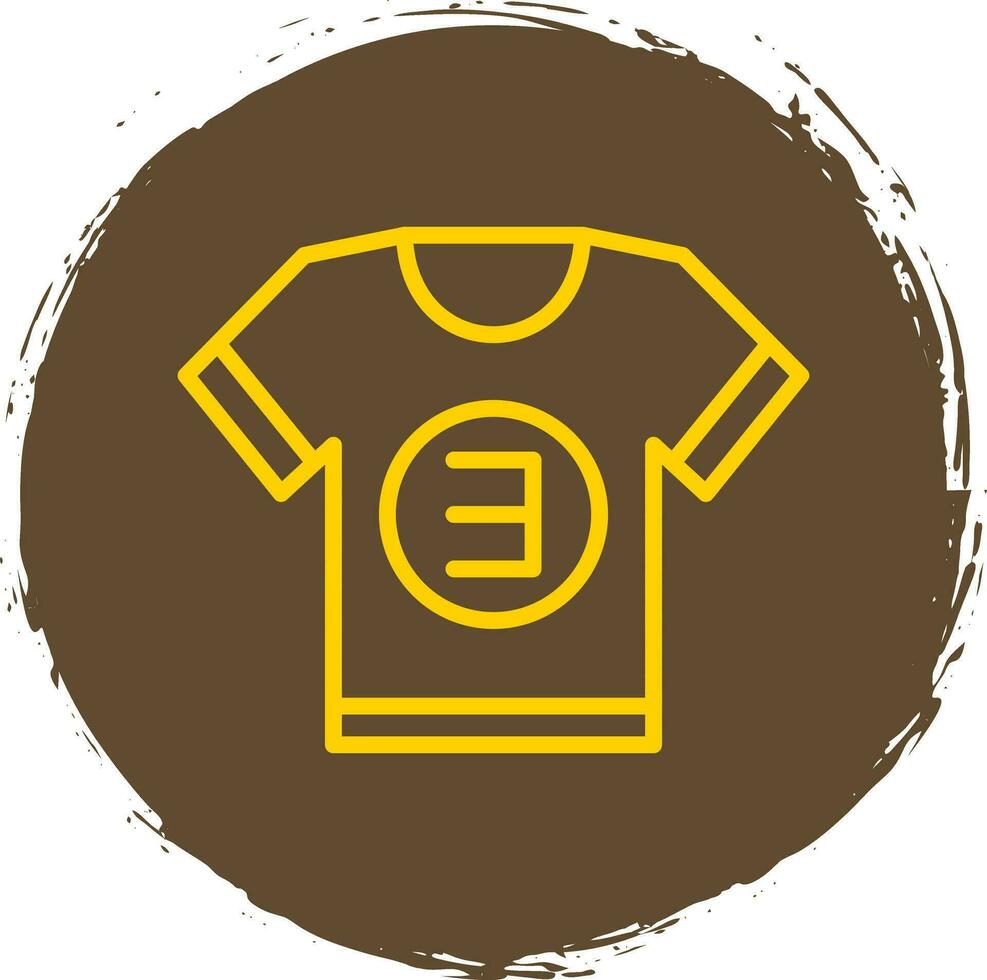 T-Shirt-Vektor-Icon-Design vektor