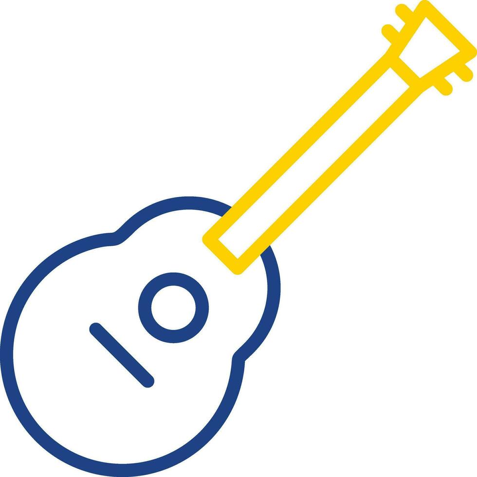 akustisk gitarr vektor ikon design