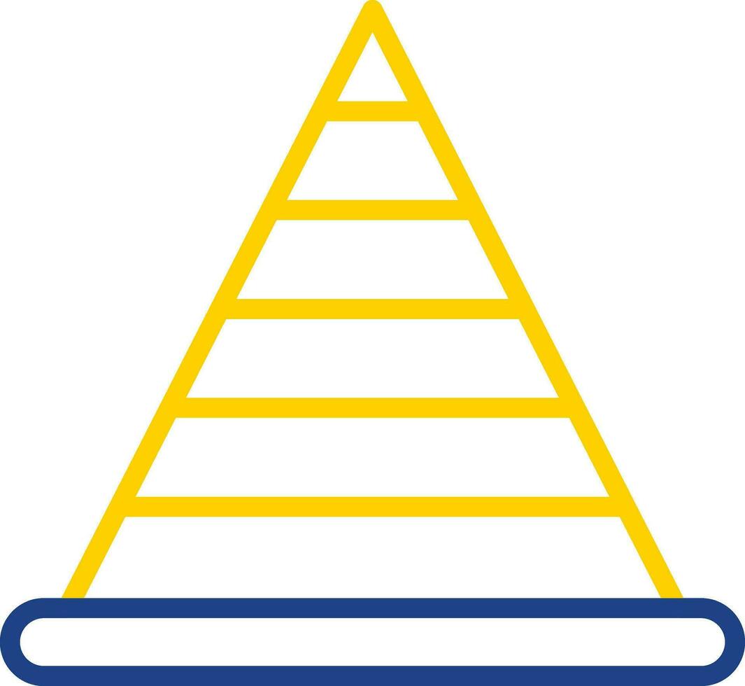 Pyramidenvektor-Icon-Design vektor