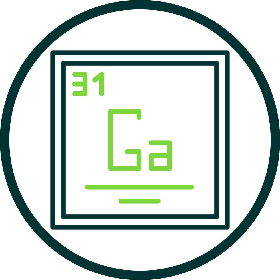 Gallium Vektor Symbol Design