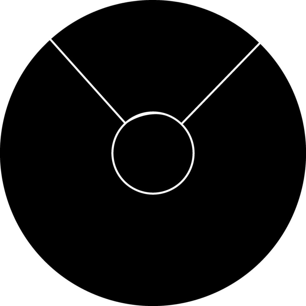 CD Symbol im schwarz zum sichern dokumentieren im Geschäft Konzept. vektor
