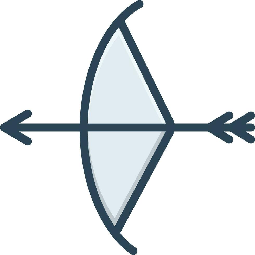 Färg ikon för förhistoria vektor