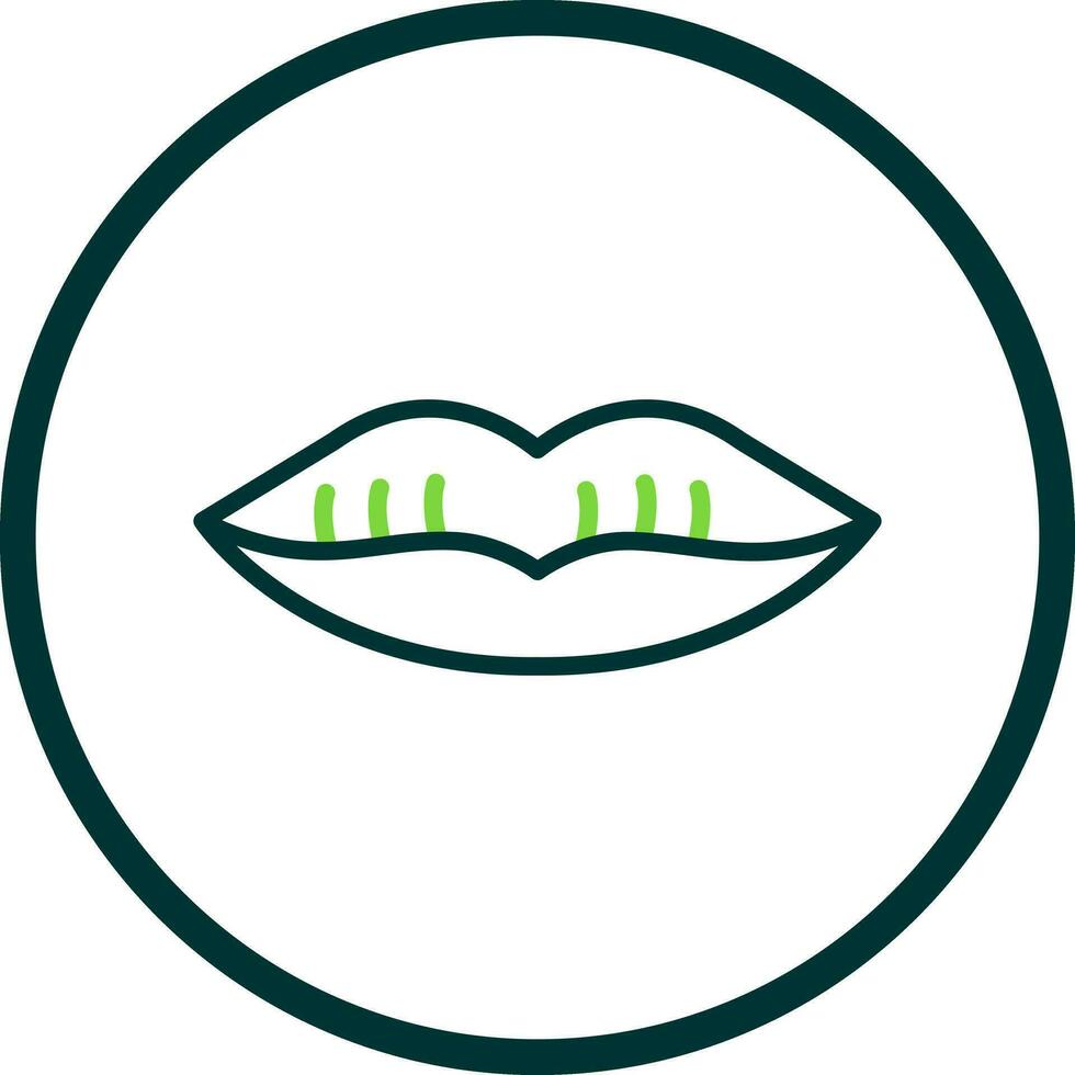 Lippen-Vektor-Icon-Design vektor