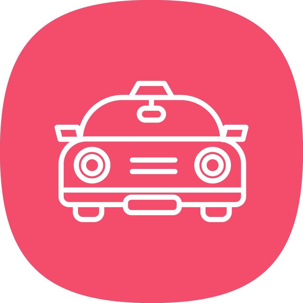 Taxi-Vektor-Icon-Design vektor